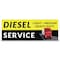 Signmission Diesel Service Light Medium Heavy-Duty Banner Concession Stand Food Truck Single Sided B-96-30043 - alternate 1